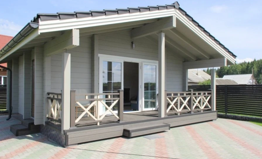 Строительство бани из профилированного бруса